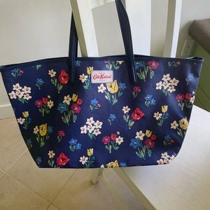 Cath Kidston blue floral tote bag